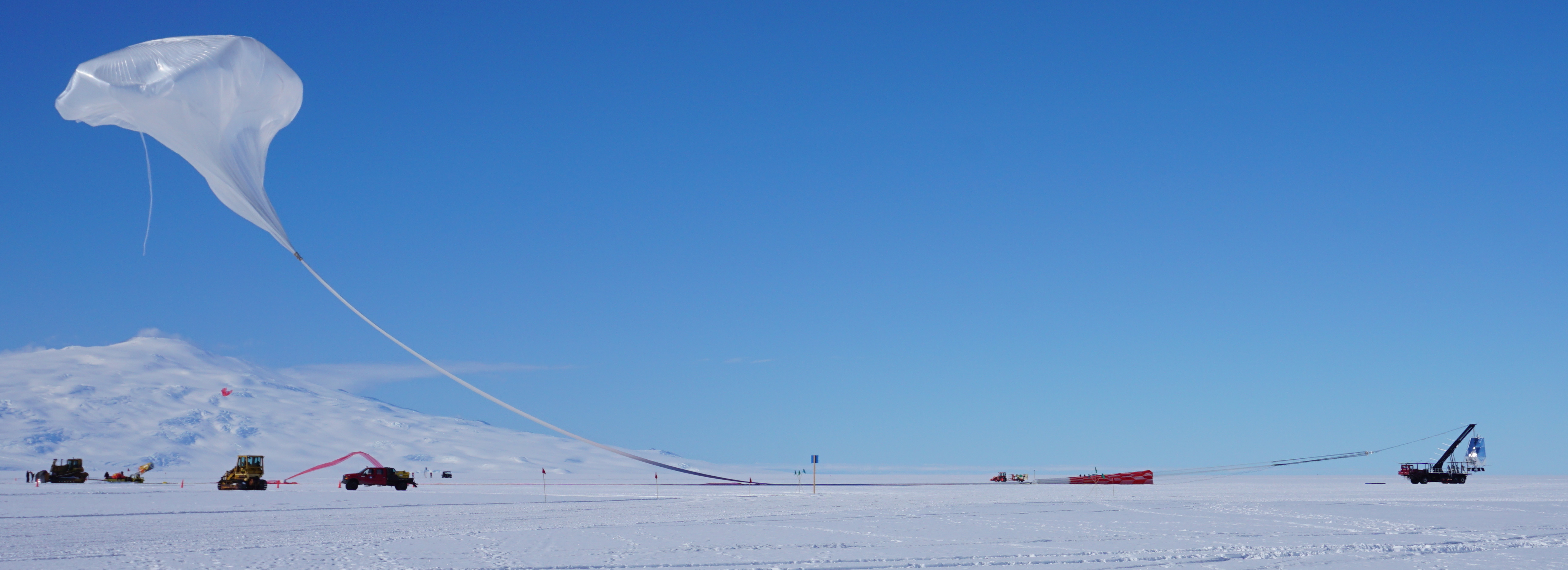 The launch of the Spider telescope.  [cbn, January 2015]