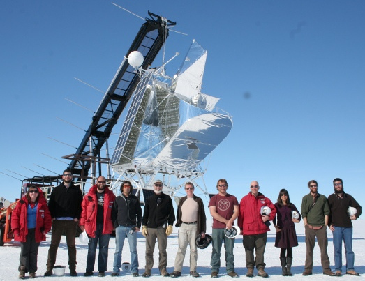 The BLASTpol team in McMurdo, 2010