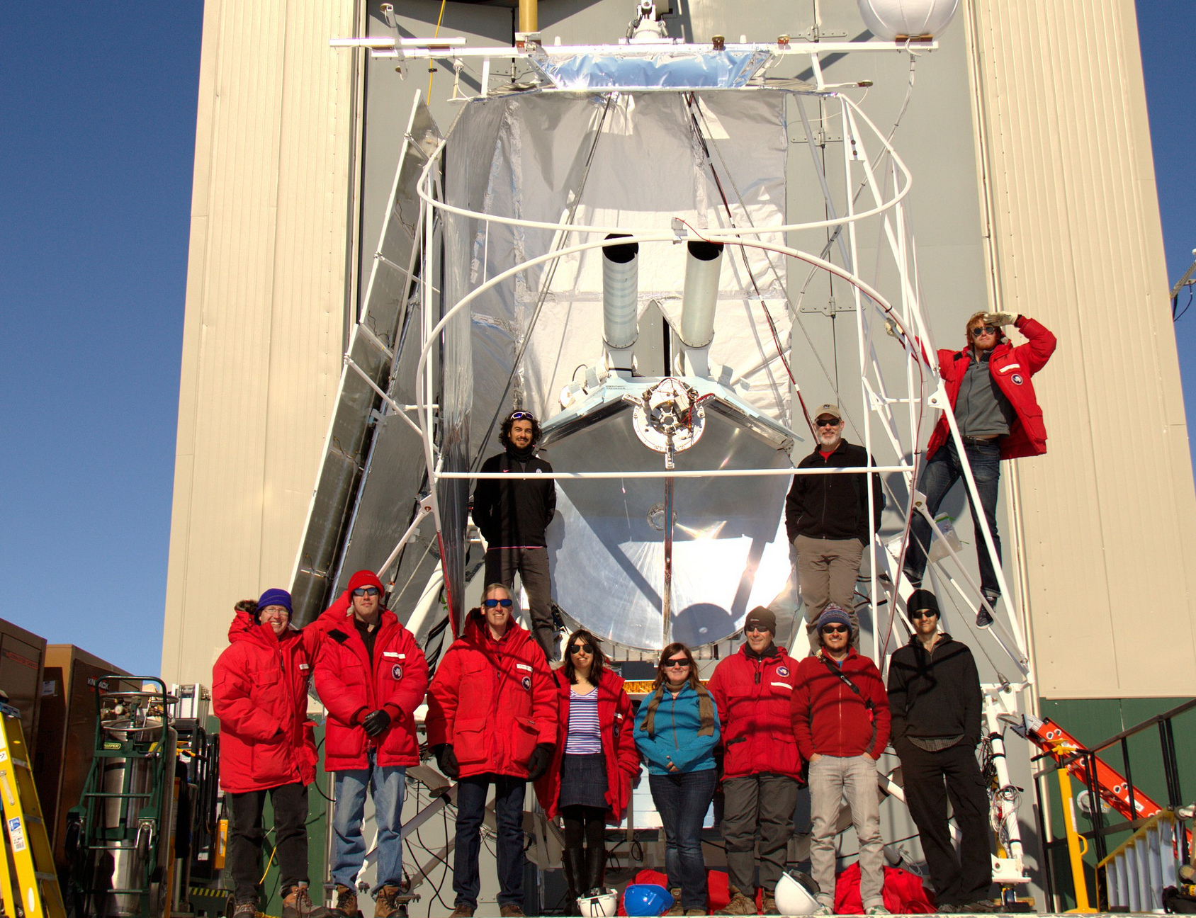 The BLASTpol team in McMurdo, 2012