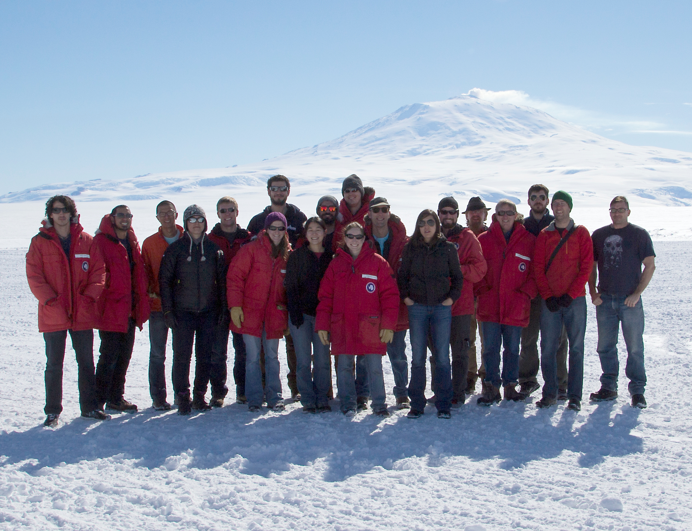 The Spider team in McMurdo, 2014